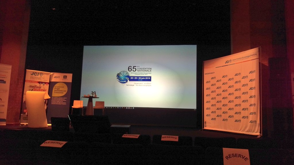 C'est parti pour la 2e journée Convention Nationale ! #Vichy #jce #jci