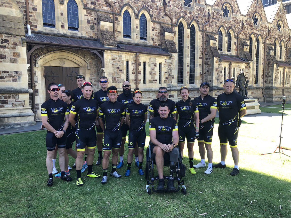 Wellbeing_au's tweet photo. Want to #MakeYourMark for #invictusgames2018 and cycle with the @aussieinvictus @InvictusSydney #Cycling Team at the next training camp in #Adelaide? Then come join us for a ride more details here https://t.co/zxAphJbMdu #CommunityEngagement #RippleEffect #Invictus https://t.co/NmLpgM033l