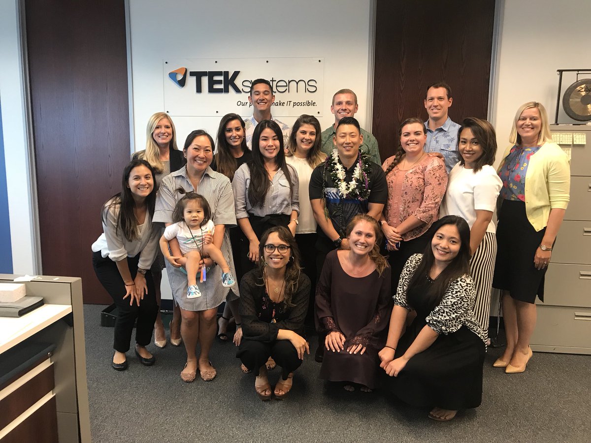 Nothing like a staged interview for a promotion on a Friday! Congrats Jon! You’ll make a great AM! #staygrateful #stayhungry #TEKHawaii