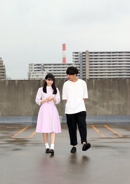 個人PV「SUTERU」のロケ地で監督山岸聖太さんと撮影2