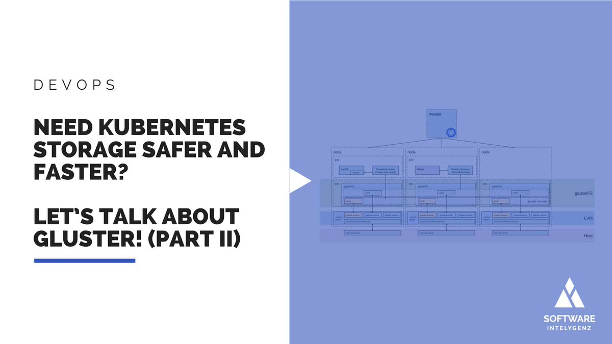 Need #Kubernetes storage safer and faster? Let’s talk about #Gluster! (Part II) #DevOps #GlusterFS #Storage ow.ly/lC5R30kFvUv