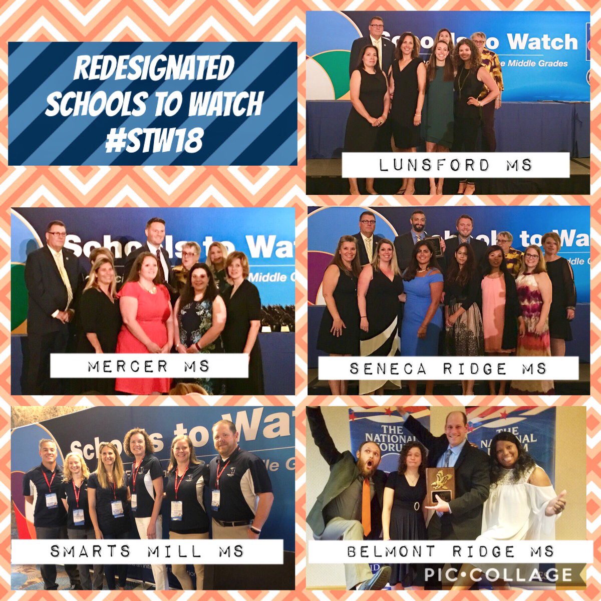 Celebrating amazing LCPS Middle Schools tonight for being Redesignated as Schools To Watch. Congratulations to these amazing and innovative educators and leaders!  #developmentallyresponsive #stw18 #lcps18 <a href="/Smarts_Mill/">Smart's Mill M.S.</a> <a href="/BelmontRidge/">Belmont Ridge Middle</a> <a href="/JML_MS_Official/">JM Lunsford MS</a> <a href="/LCPS_Mercer/">Mercer Middle School</a> <a href="/SRMS_Official/">Seneca Ridge Middle</a>
