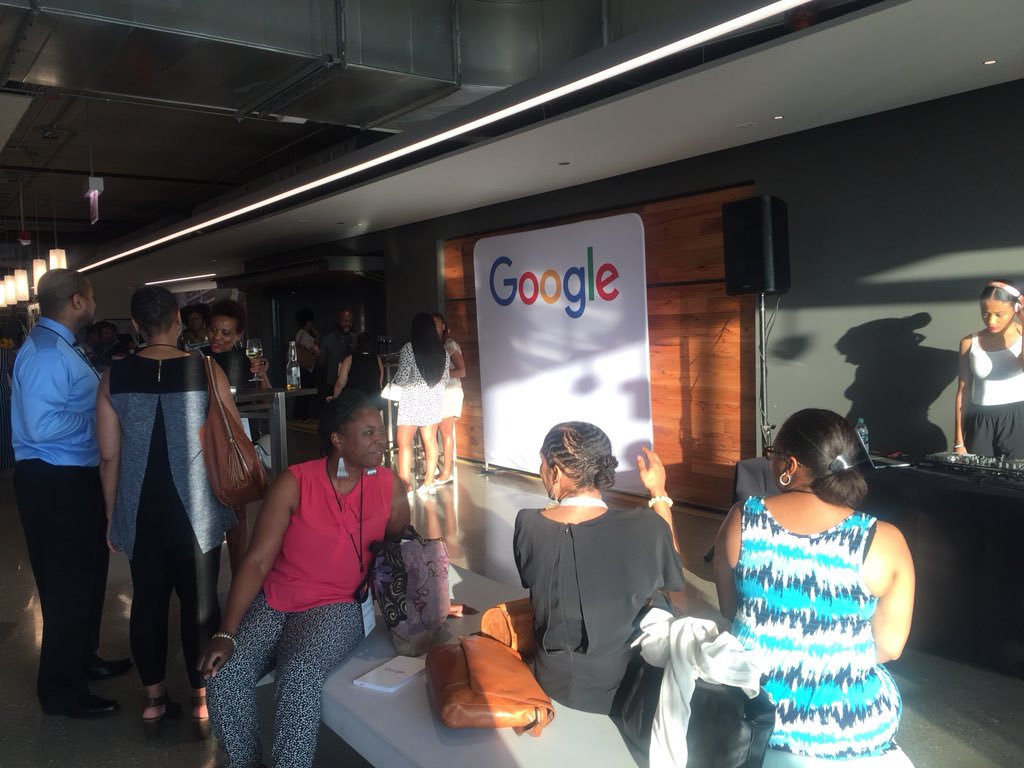 At the <a href="/Google/">Google</a> WOC in tech event in Chicago! #SBTE18