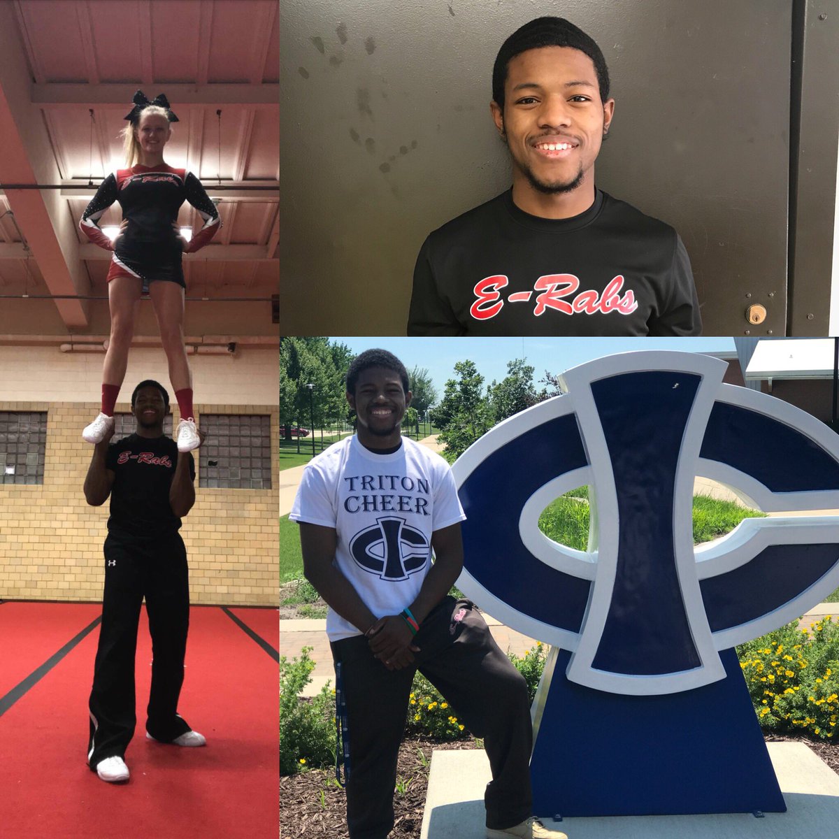 Tritonscheer's tweet photo. Please Welcome @Chapter36_DB from Rockford East HS, ILL to the Triton Cheer Family #Tritons #ICcheer #HonorableMentionAllConference https://t.co/QFd2CpLITE