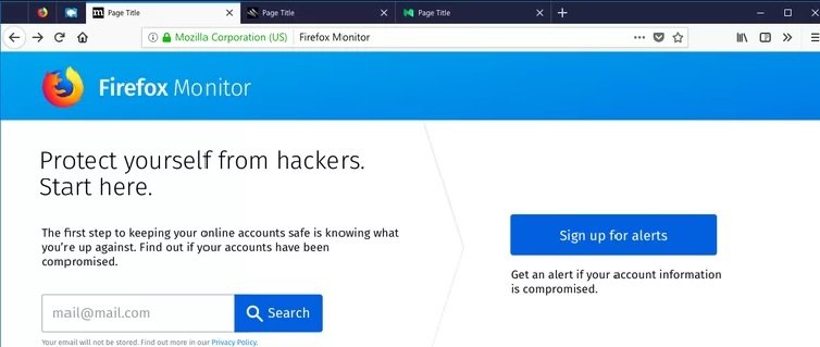 isoeh's tweet image. ‘Firefox Monitor’, new feature of Mozilla will alert you if hacked.
The new feature will notify users in case of a breach. Plus, the users can directly search through the database to find out if their email address suffered breaches at any time. #isoeh #FirefoxMonitor