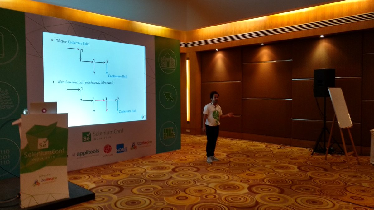 TechGirlPooja's tweet photo. @SanjayKumaarr 'build solution to your own pain points' Relative xpath finder #cropath and loving to see it #FullHouse 👍 #seconfindia #Seleniumconf2018 https://t.co/sYVBTexiS6