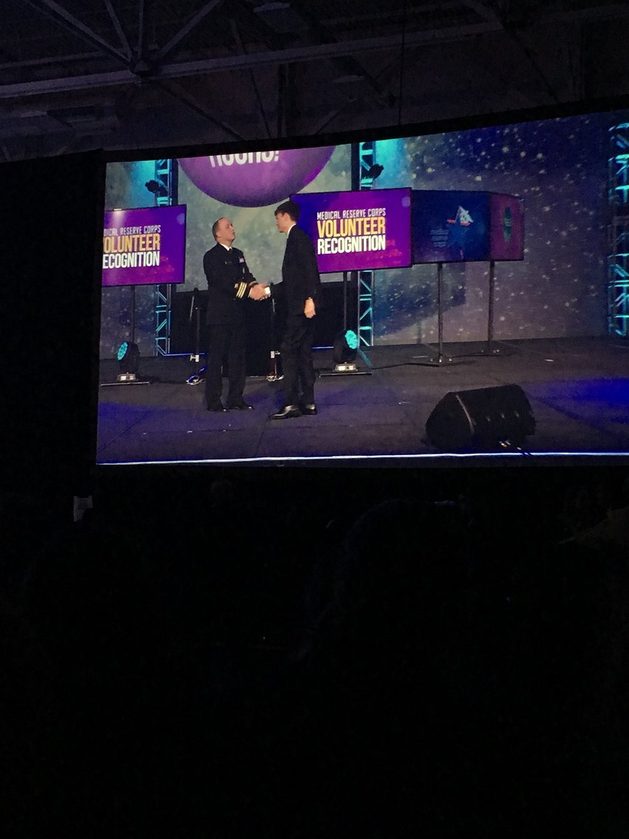 HOSACMS's tweet photo. Garrett &amp; Makensie received the Barbara James Service Award tonight at HOSA’s ILC Recognition Session! The MRC team also received the MRC Volunteer Award. @tnhosa @rucoschools @Central_Magnet https://t.co/lyLG9yNSKJ