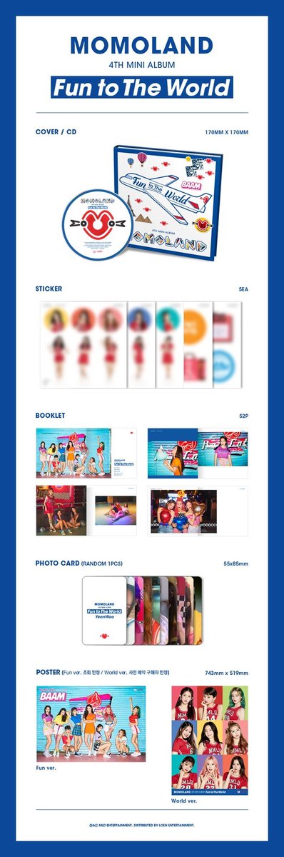 PKorea2U's tweet photo. (Pre-order)MOMOLAND - Fun To The World
ราคา 500 บาท💗
ของครบ ไม่มีโปสเตอร์
ค่าส่ง50/80 📮
สนใจสั่งได้ในDMเลยค่ะ
#MOMOLAND #Fun_to_The_World #ตลาดนัดmomoland #BAAM https://t.co/cuacOd5xd1