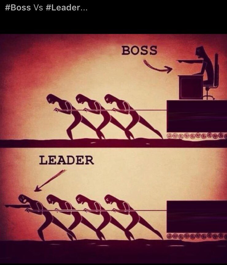 JaibanOrganics's tweet photo. Boss vs Leader #leadership #leader #precloud #precloudtechnologies #jaibanorganics https://t.co/iZTEryOZPm