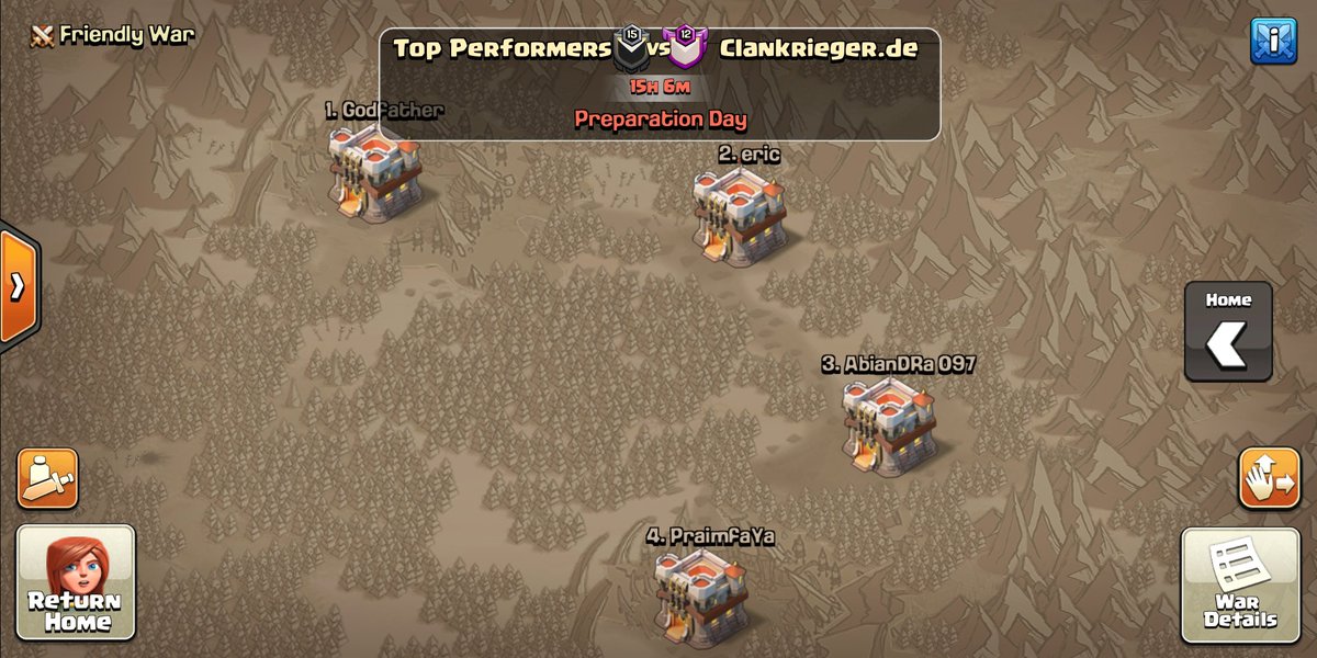 coc_TP's tweet image. The only tiebreaker on @MinerLeagueCW season. 
Fate and skills got us here after our last match. 
Both clans have had a great season and wish to continue into playoffs with a W here so it's gonna be competitive af.
GL @Clankrieger_de . May the better side win!