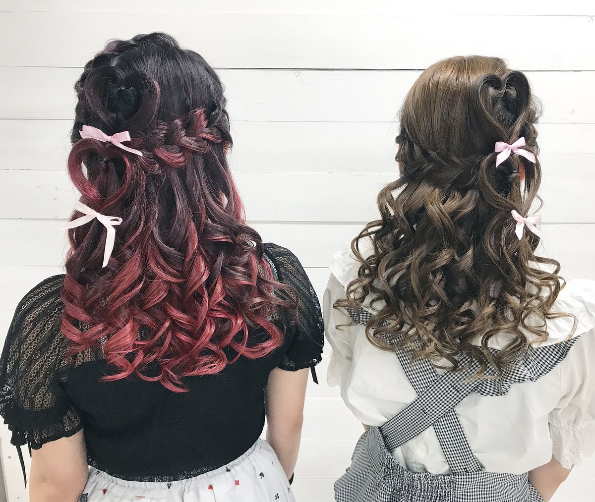 ヘアセットサロン 栄 錦 グランディール Ar Twitter 双子ヘア ハーフアップ ハート ハートヘア セットサロン 名古屋ヘアセット 名古屋セットサロン グランディール ヘアアレンジ ヘアメ 名古屋 栄 錦 ヘアセット 編み込みハーフアップ コンサート