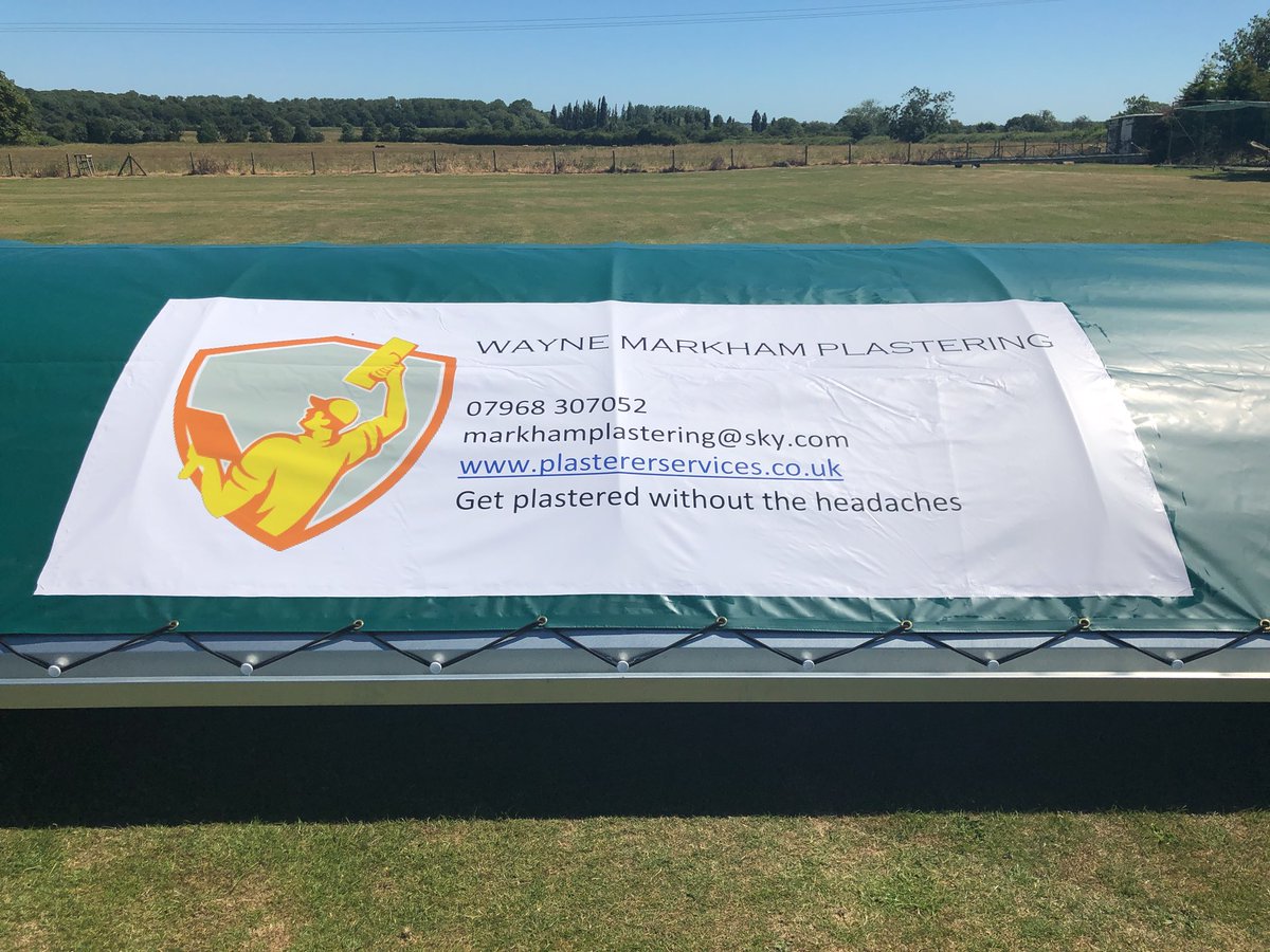 CcTimberland's tweet photo. Big thanks to Wayne Markham Plastering @markhamplaster for supporting @CcTimberland with sponsor help for new covers. @NiallYoungCDM @Cricket_World @SMCricketUK https://t.co/71S8TgaHdI