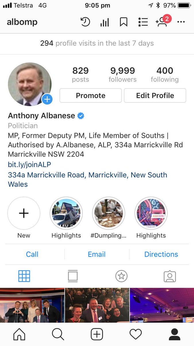 AlboMP's tweet photo. On the cusp of 10,000 #Instagram followers https://t.co/yD6T7KfAhI