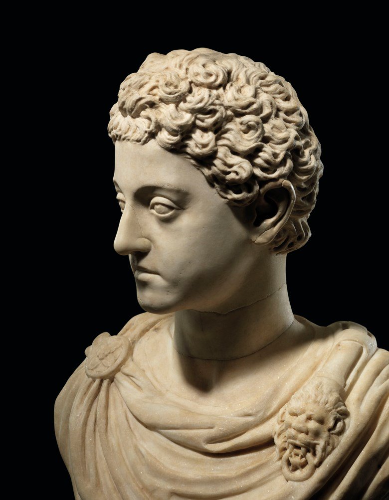 Sarah404BC's tweet image. Marble Bust of the #Roman Emperor #Commodus. Video #Christie’s Sale 3rd July 

christies.com/features/5-min…