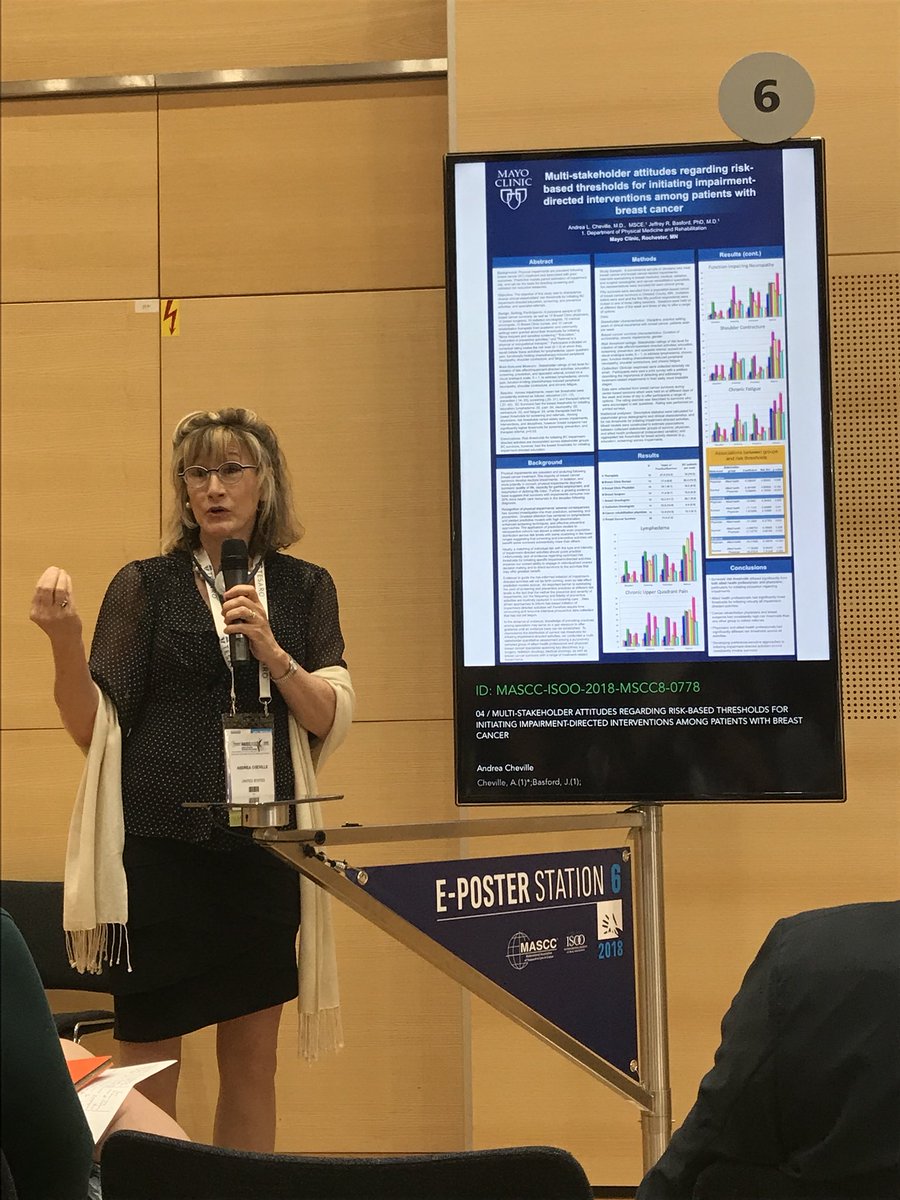 EGuptaMD's tweet photo. #cancerrehabilitation poster presentations at #mascc2018 @JegyTennisonMD and Dr Cheville! https://t.co/lEIRLtXSVB
