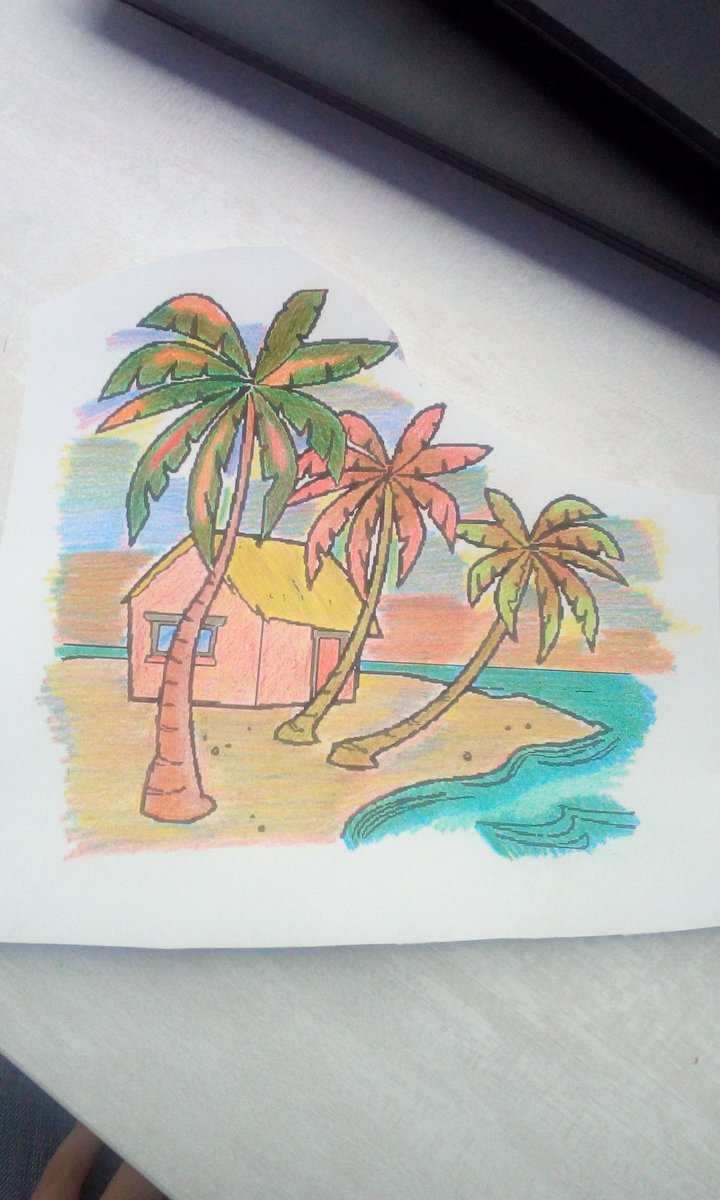 #FelizFinde #FelizSábado 
Si no tenemos playa... La pintamos