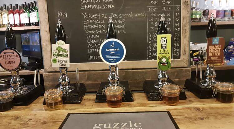 GuzzleMicropub's tweet image. Talking of decent beers, take a look at these fine ales on the bar @ guzzle this weekend!
The coming soon board looks a bit tasty too.
Hoppy days folks 🍺🍺