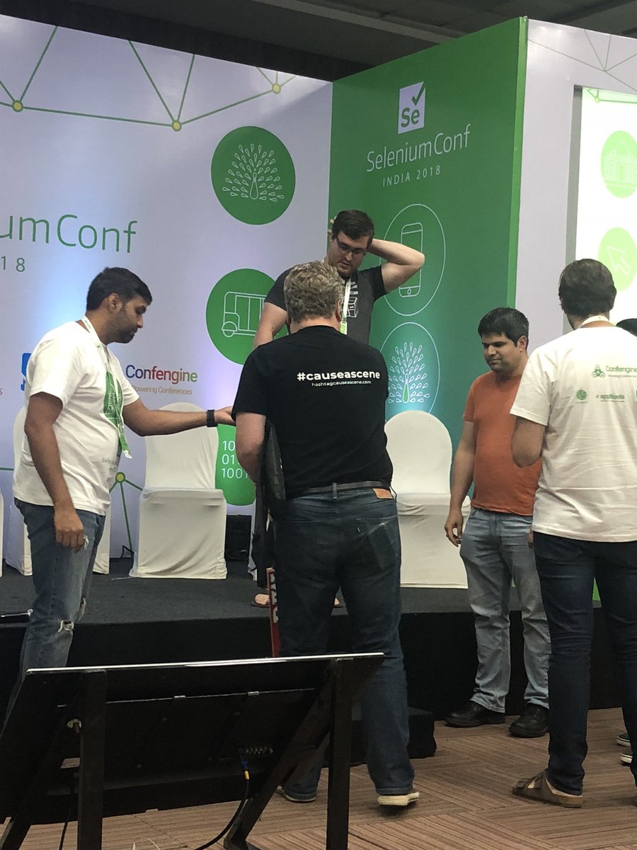 TheTestLynx's tweet photo. Wrapping Up #SeConfIndia #Seleniumconf2018 It has been great to be here, will miss everyone https://t.co/jOtEEXhbWL