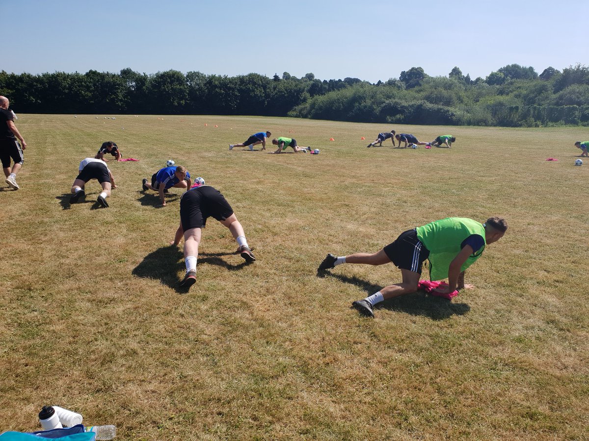 WorcesterCityFc's tweet image. City boys in training again this morning doing more physical work, a thanks to @BishopPerowneCE for the brilliant facilities this summer