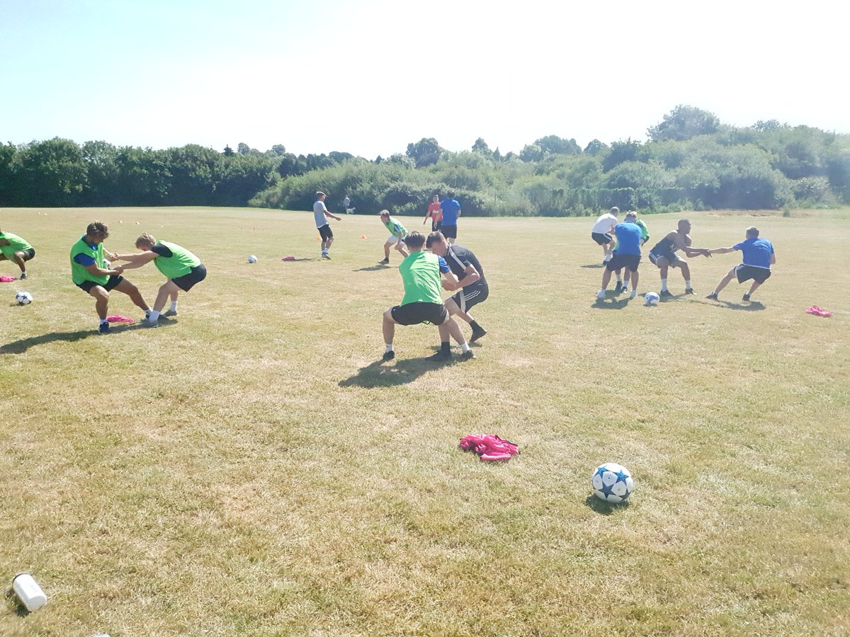 WorcesterCityFc's tweet image. City boys in training again this morning doing more physical work, a thanks to @BishopPerowneCE for the brilliant facilities this summer