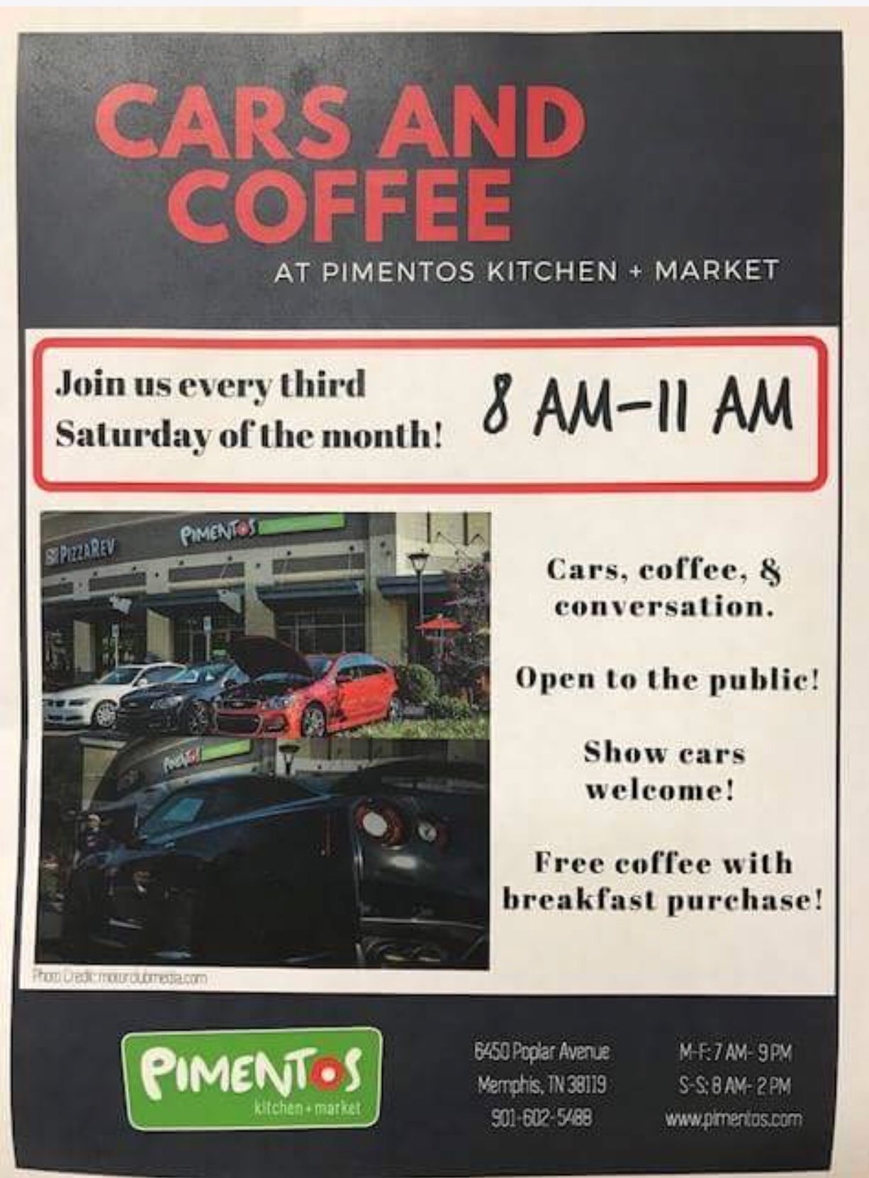 cars and coffee memphis