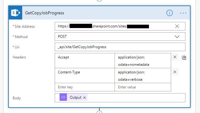 GetCopyJobProgress GetCopyJobProgress
