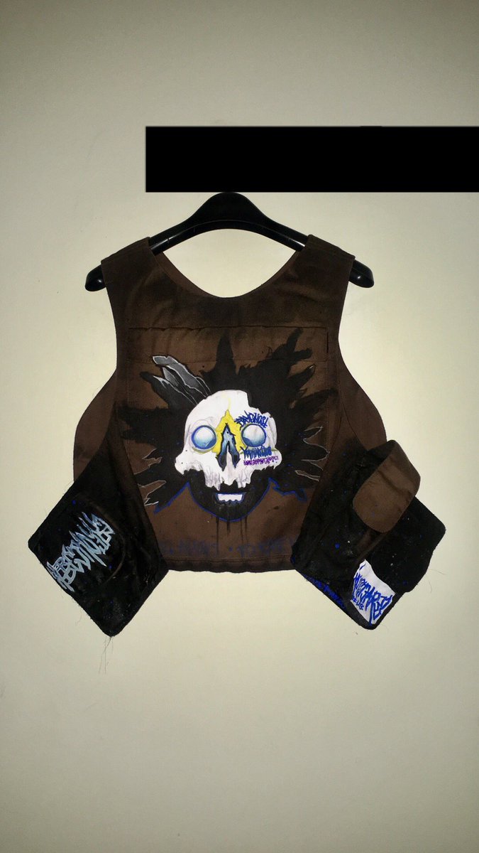 DeadaheadLondon's tweet photo. https://t.co/DQqJAzk3Lf

#handpainted #bulletproofvest #menswear #fashion #designer #stylish #celebritystyle #highfashion #mensfashion #womensfashion #artwork #skullart #gothica #streetwear https://t.co/XvcUrhUgll