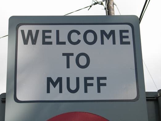 tankslapper's tweet image. Muff is a small village on the banks of the Foyle estuary in Donegal Ireland and yes it has a diving club...@mulleralexander