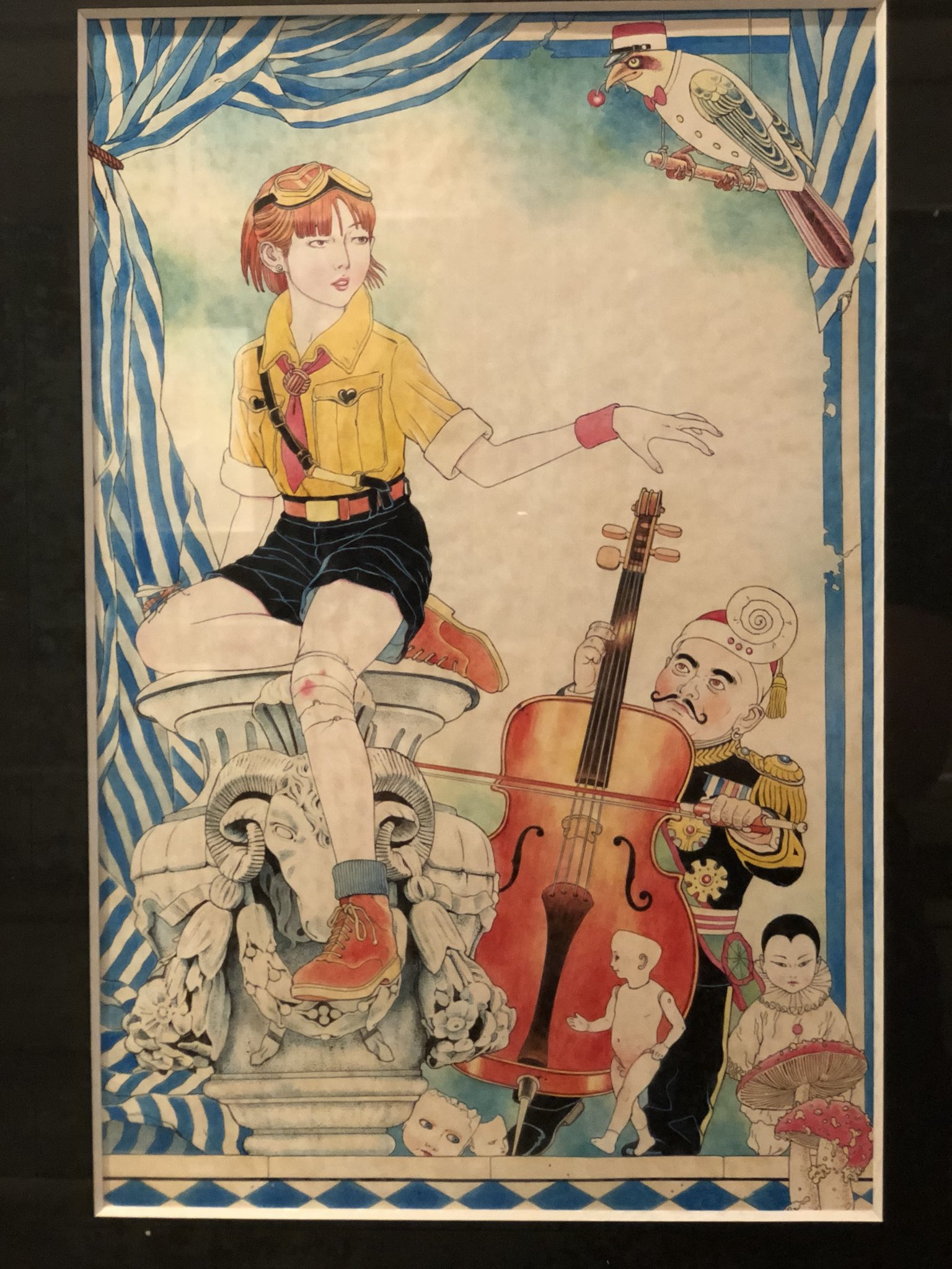 R T O 歌手のaikoは椿だったのか 横浜元町の丘の上 清々しい風の中 丸尾末広原画展