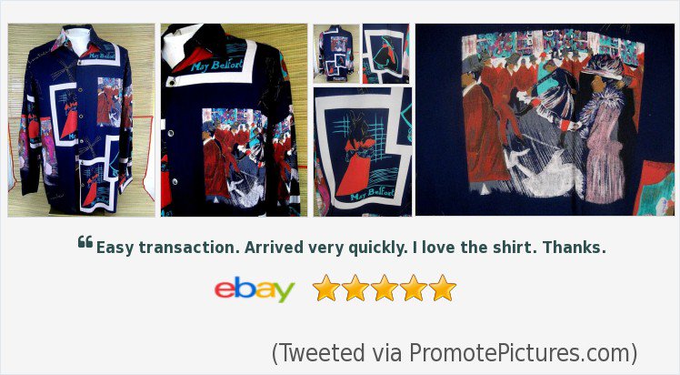 oldoldstuff's tweet image. CAMILO'S DESIGNS Men shirt long sleeve vtg 1990s 1X big tall French art posters | eBay #buttonfront #camilosdesign 
goo.gl/YYxZ25
(Tweeted via PromotePictures.com)
