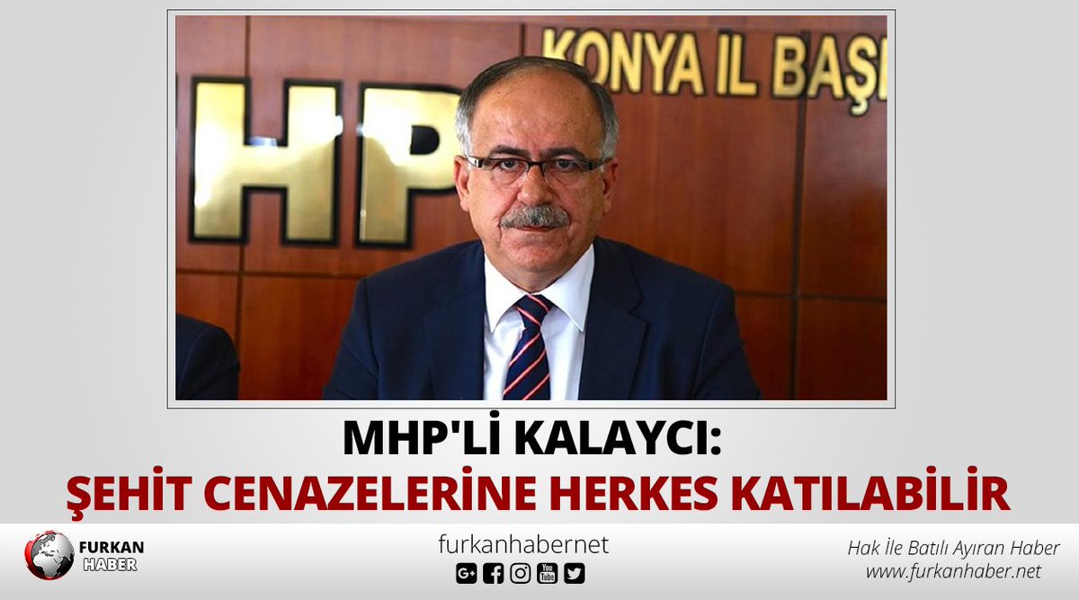 MHP'li Kalaycı'dan Süleyman Soylu'nun şehit cenazesi sözlerine yanıt
furkanhaber.net/mhpli-kalayci-…