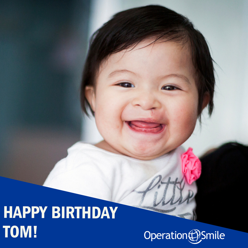 Happy birthday to our generous and committed Ambassador Tom Burke! 