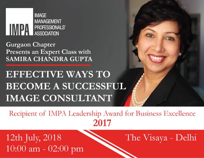 IMPAgroup's tweet photo. #IMPAgroup Gurgaon &amp; Delhi is conducting an expert class with Samira Gupta (Winner of IMPA leadership award for Business Excellence - 2017). Make the most of this opportunity and register NOW by clicking on the link https://t.co/NVsG5Imif9 https://t.co/z2twndgVu3