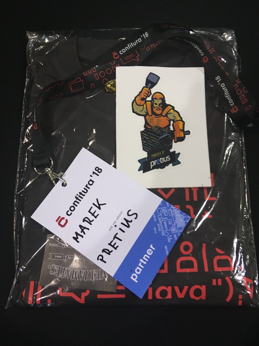 czerwmar's tweet photo. Hello Warsaw! @PretiusSoftware team is ready for @confiturapl! https://t.co/1ImsstldWw
