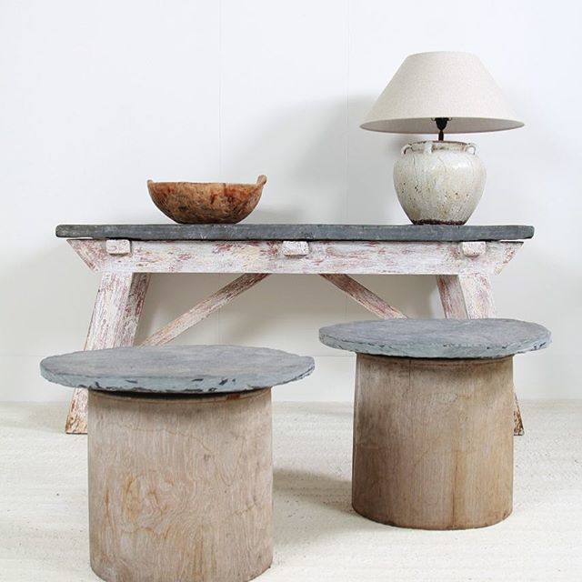 AntonandK's tweet image. Just arrived ... pair of slate top coffee tables.. H49 D62 cm
#interiors #stylist #hoteldesign  #architectual #retaildesign #wabisabi #winetable#lamptable#display #bedsidetable #uniquepieces  @antonandkantiques ift.tt/2Kybff7