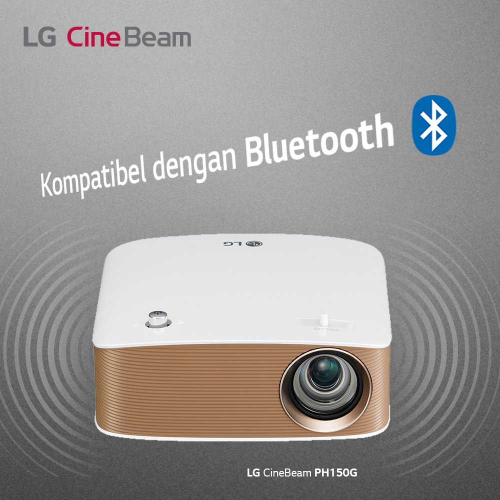 lgeindonesia's tweet image. Salah satu kelebihan dari #LGCineBeam #PH150G yang mungil ini adalah fitur #BluetoothSound. Suara bisa makin maksimal membuat suasana weekend lebih menyenangkan. 

#LGProjector #MiniProjector #lgindonesia #lgindonesia