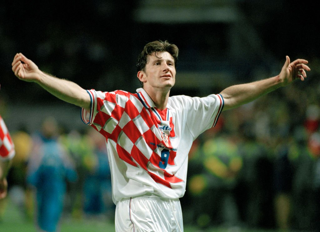 FIFAWorldCupDEN's tweet photo. Danmark har kun en gang før mødt Kroatien i en slutrunde, det var i 1996 ved EM, da Kroatien vandt 3-0 på mål af blandt andet Davor Suker...en dag til glemmebogen. Visker vi den af tavlen i morgen?:-) https://t.co/smff1mQ0O9