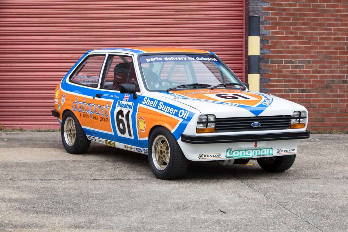 silverstonefest's tweet image. Marking 60 years of the #BTCC, there’ll be lots of iconic touring cars racing at the Classic… including this standout replica of Alan Curnow’s class winning Datapost Fiesta from the 1980 campaign – now making over 100bhp thanks to @Mountune!

#SilverstoneClassic | @DunlopBTCC