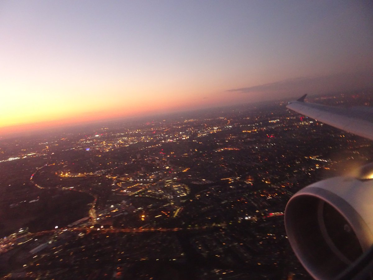 飛行機からの景色