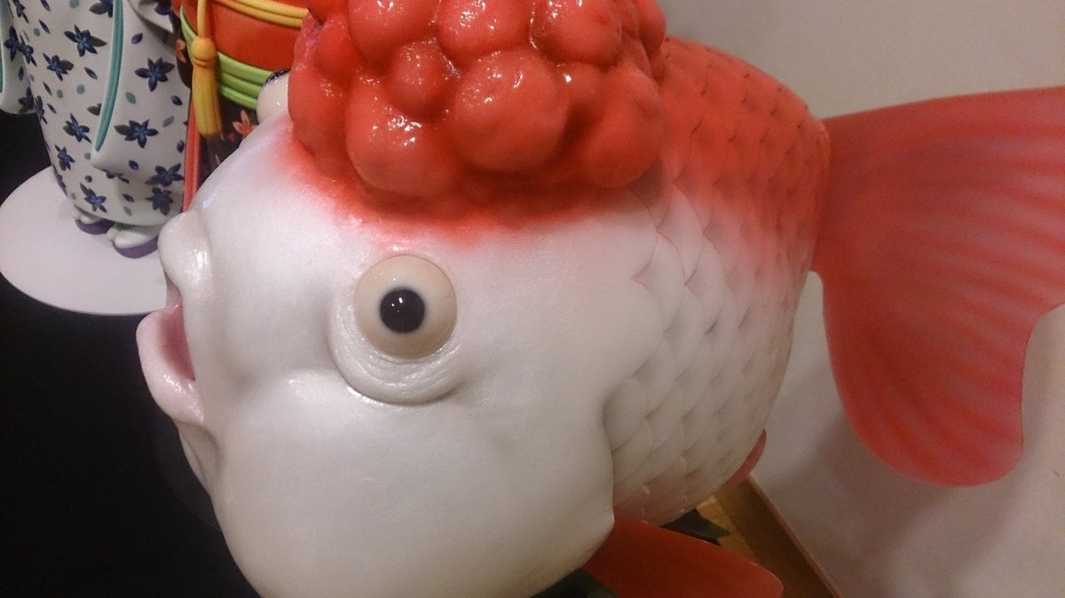 玉梅 お休み中 ようやく見れた座敷わらしちゃん 両国の時はカフェにいなかったのだ 本当によく出来てる そして金魚 草キモい リアルすぎ 目が血走ってた はおはおちゃんもなんとも言えない味があります