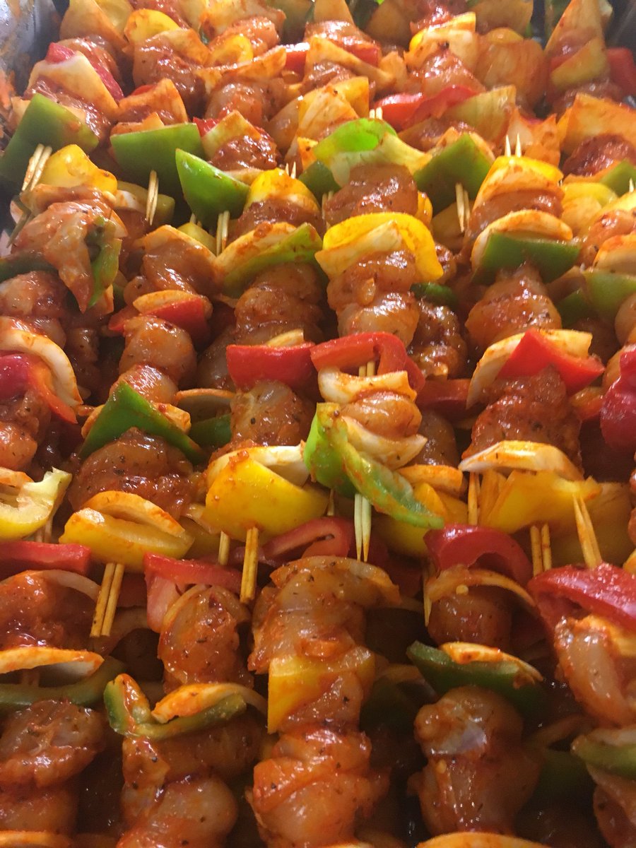 These handmade #chickenkebabs proving popular this morning #heatwaveireland