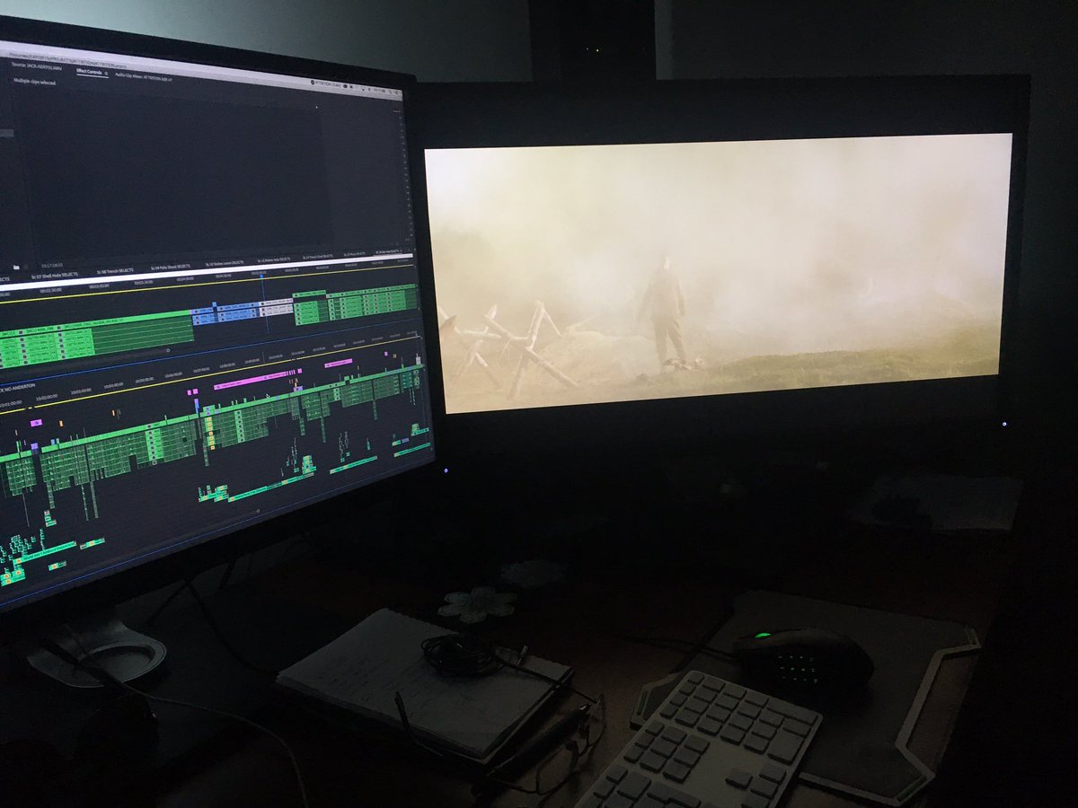 We've been super busy at Attrition HQ editing...and we've nearly finished the cut, so here's a sneak peek of our gas attack scene, very spooky and eerie #ww1film #attritionarmy #shortfilm #postproduction #editroom #womendirect #womeninfilm #ww1