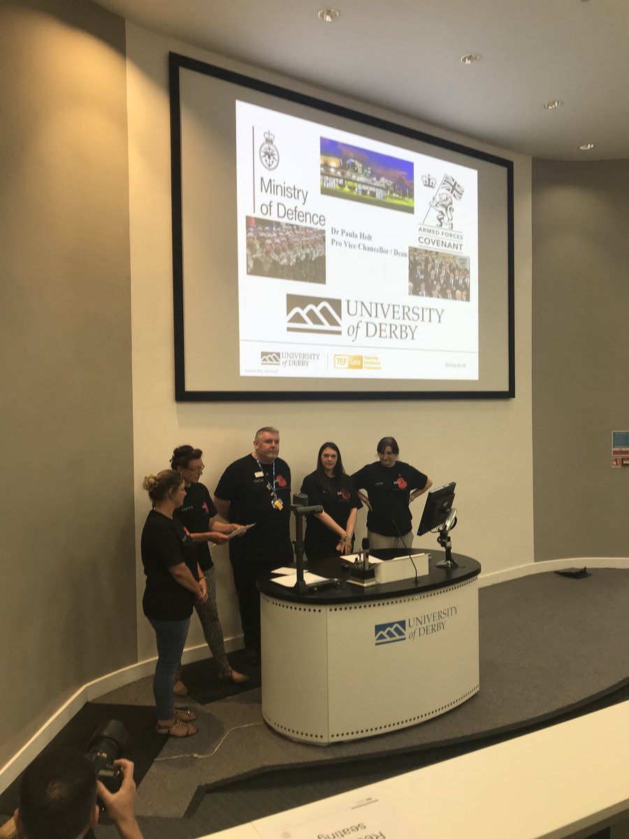 lyndsay_khan's tweet photo. Honoured to be invited to present at the Armed Forces Day event at the University of Derby @SAFCOsoc #derbyuniarmedforcesday #veterans  #mentalhealth  #proud @LPFTNHS @paulajelly1 https://t.co/e7qYWSGrKy