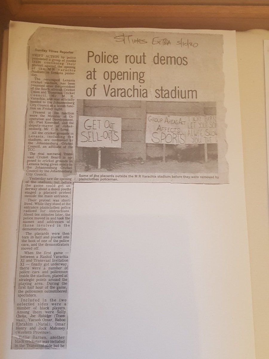 KathradaFound's tweet photo. Some of the documents from the Non Racial Sports History Project now archived with Wits Historical Papers #nonracialsports https://t.co/1k9JmvVc6X