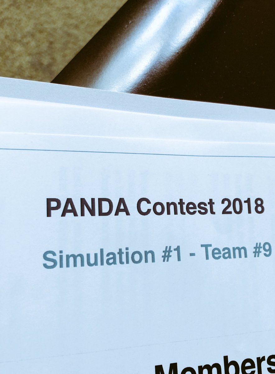 sschmuck52's tweet image. The challenge is on #panda18