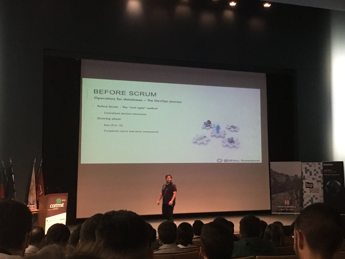 OutSystemsEng's tweet image. Operations for databases - @EdPiairo @natixis #DevOps time! @CommitPorto #commitporto #agile