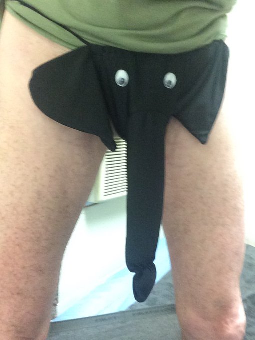 OMG !!!   The rarely seen "Eddie the Elephant " has come out to play. !  Wanna see him. ? Wanna hear