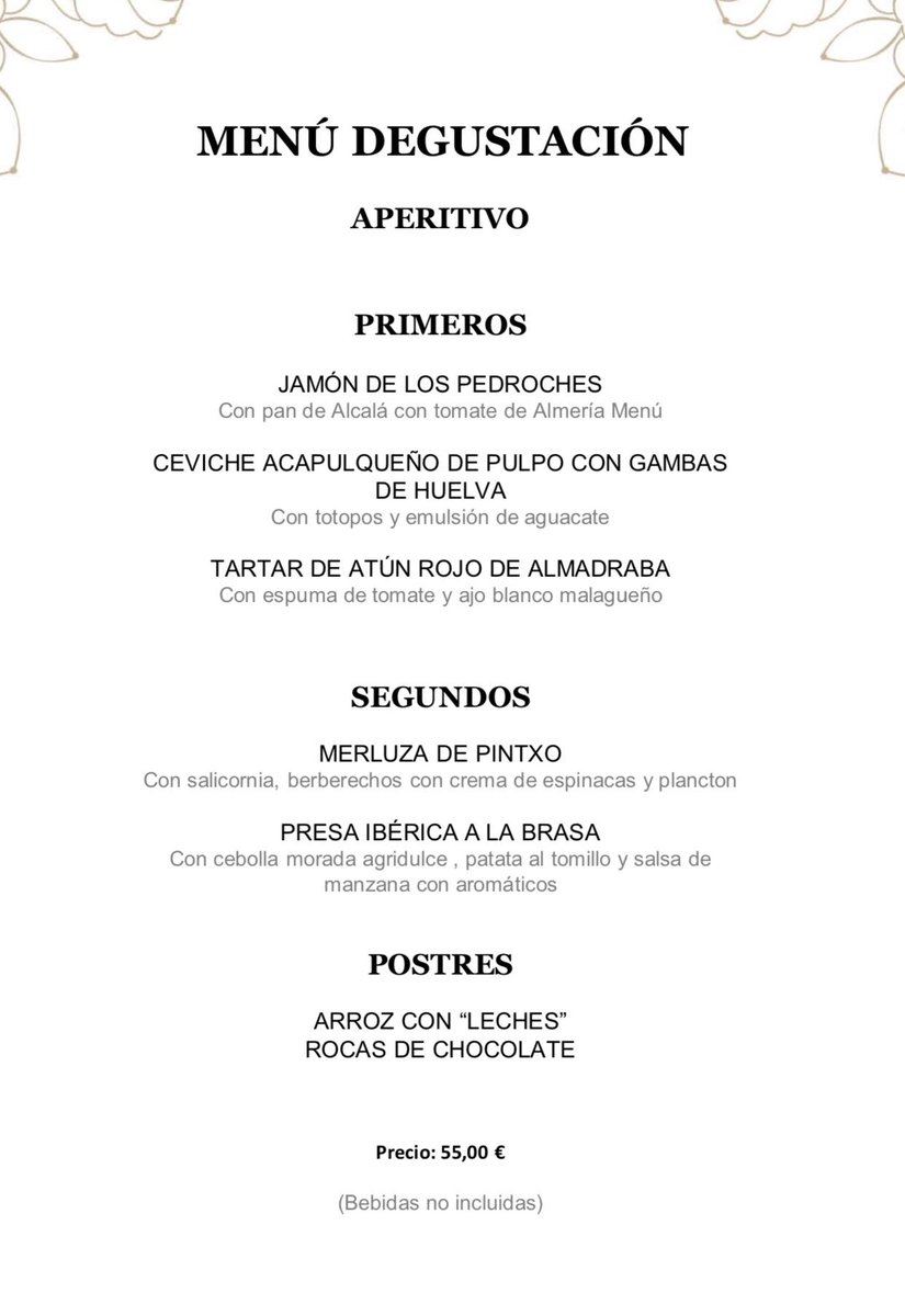 tapean2's tweet photo. Restaurante El Duende, en @Eurostars de Torre Sevilla.
Precio menú degustación 55€
Muy buena experiencia que se lleva nuestra recomendación! #tapean2Sí
Os dejamos también la carta como siempre y nuestras valoraciones. https://t.co/DagUxsjO6c