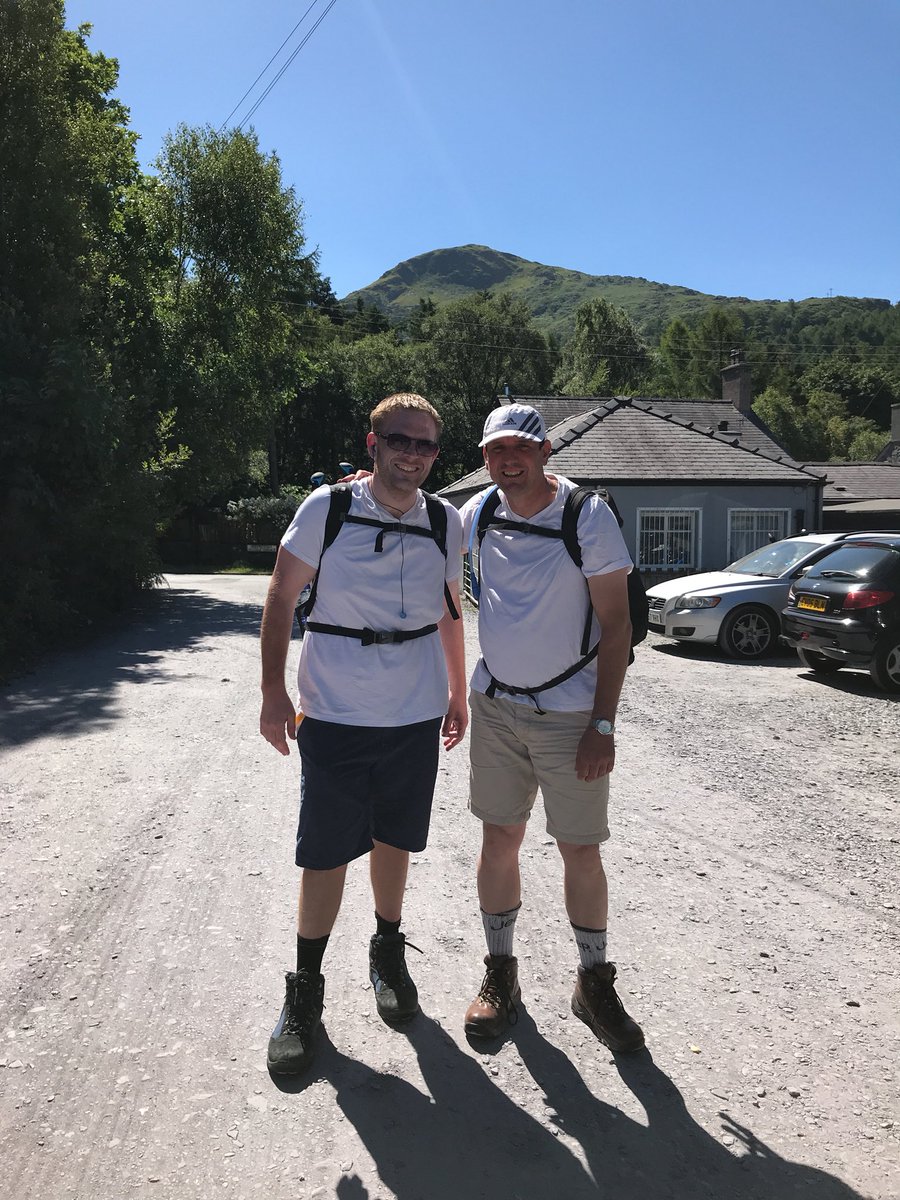 MEP_bmep's tweet photo. Here they go for the 3rd and final Peak, Snowdon!! Feeling a little weary, but determined.  @AndrewBudd11 @PickeringCancer https://t.co/nAM6op2bOl