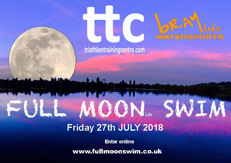 We are excited to confirm the date for our next FULL MOON SWIM event <a href="/braylake/">Bray Lake</a> on the evening of Friday 27 July. Tickets are on sale now - goo.gl/efeaK7